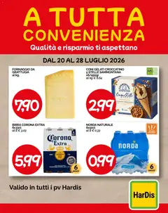 Anteprima dell'opuscolo HarDis volantino A tutta convenienza dal negozio HarDis valido da 20/07/2026