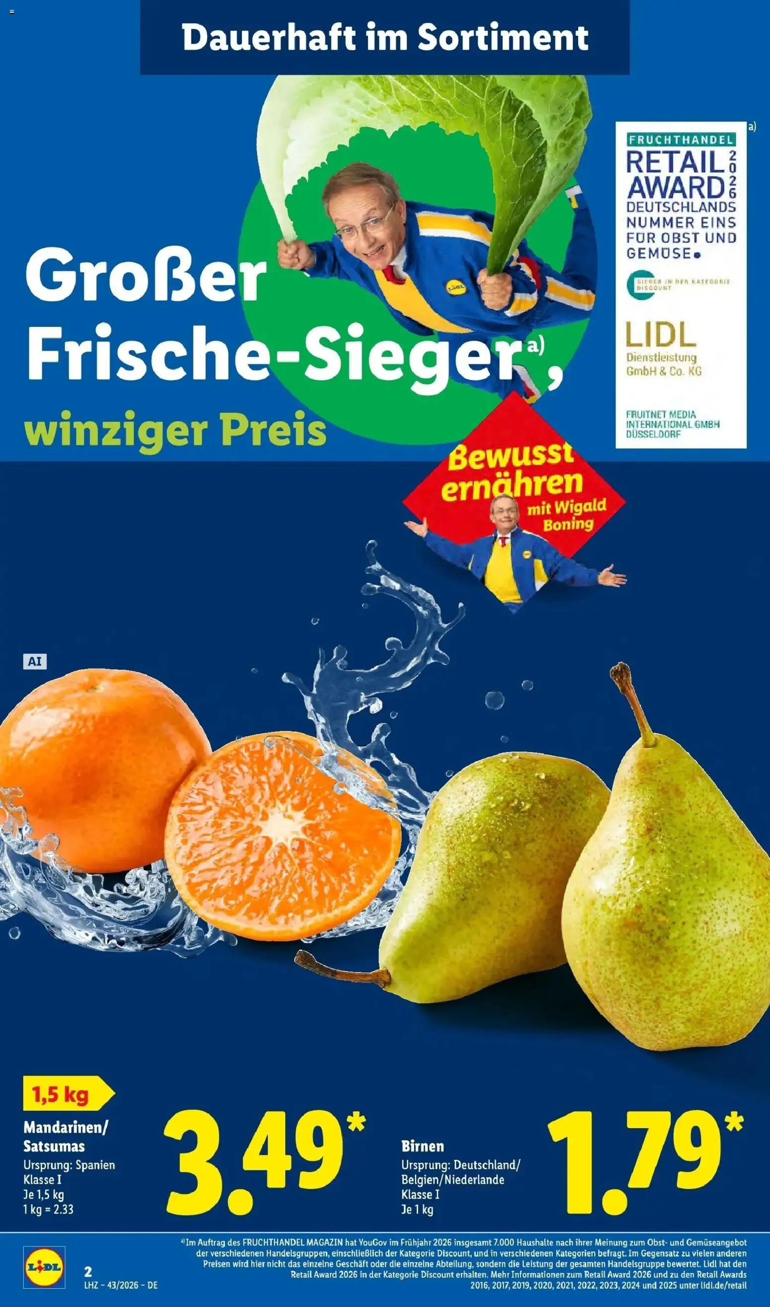 Vorschau von dem Prospekt des Geschäftes Lidl, gültig ab dem 19.10.2026
