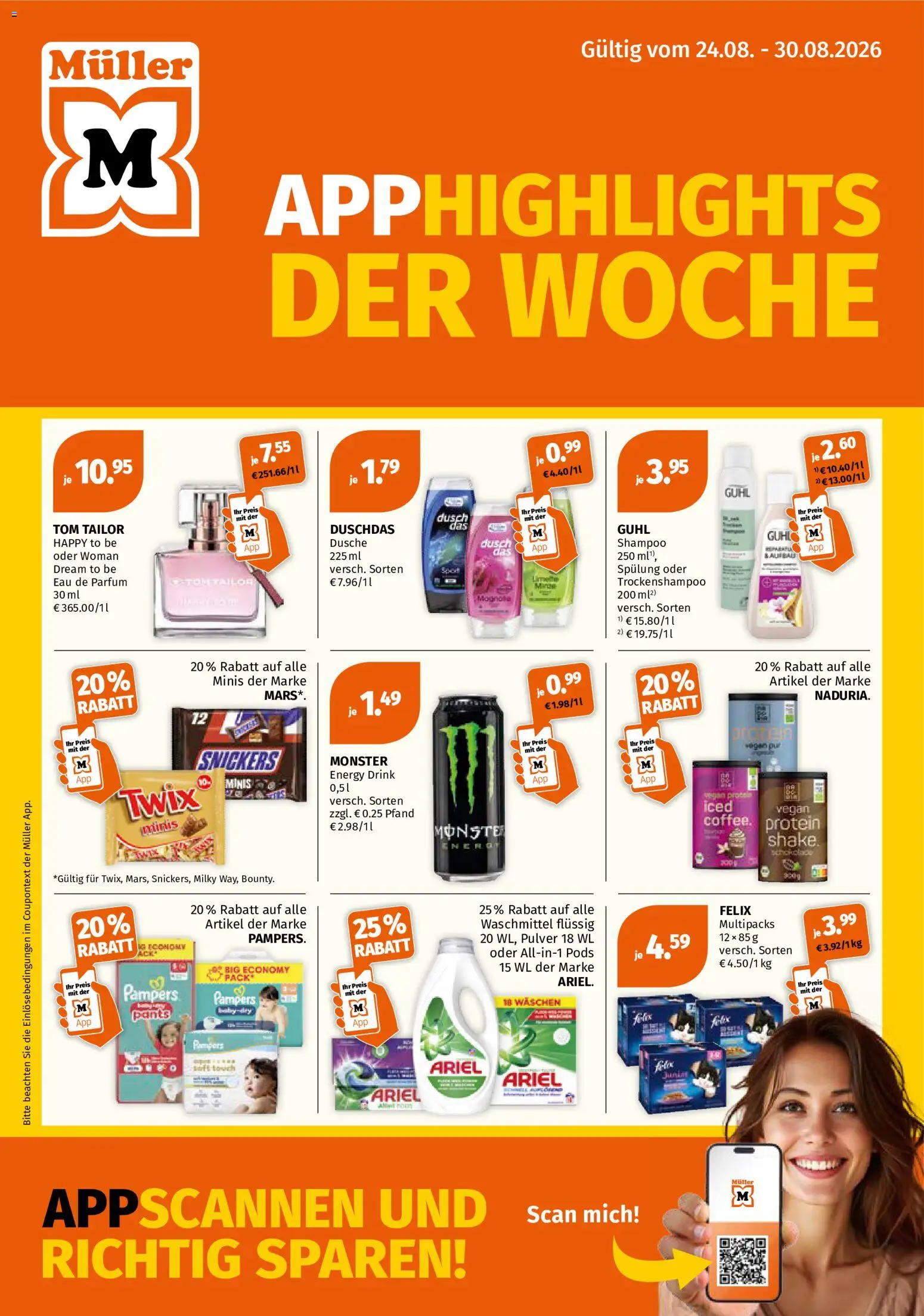 Vorschau von dem Prospekt des Geschäftes Müller, gültig ab dem 24.08.2026