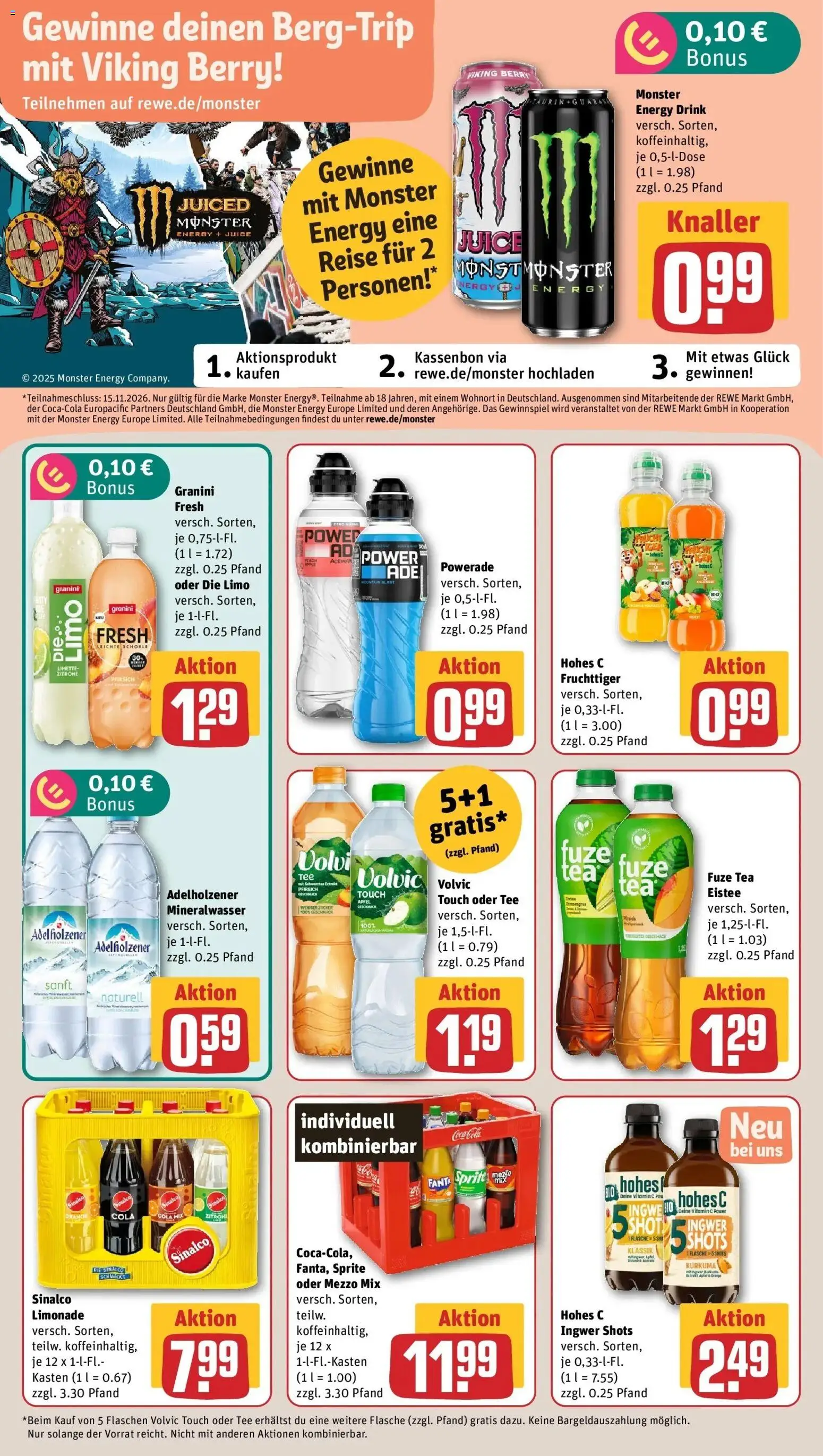 Vorschau von dem Prospekt des Geschäftes Rewe, gültig ab dem 26.10.2026