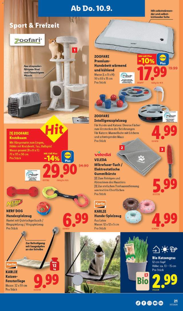 Neue Lidl Aktionen ab 10.09.