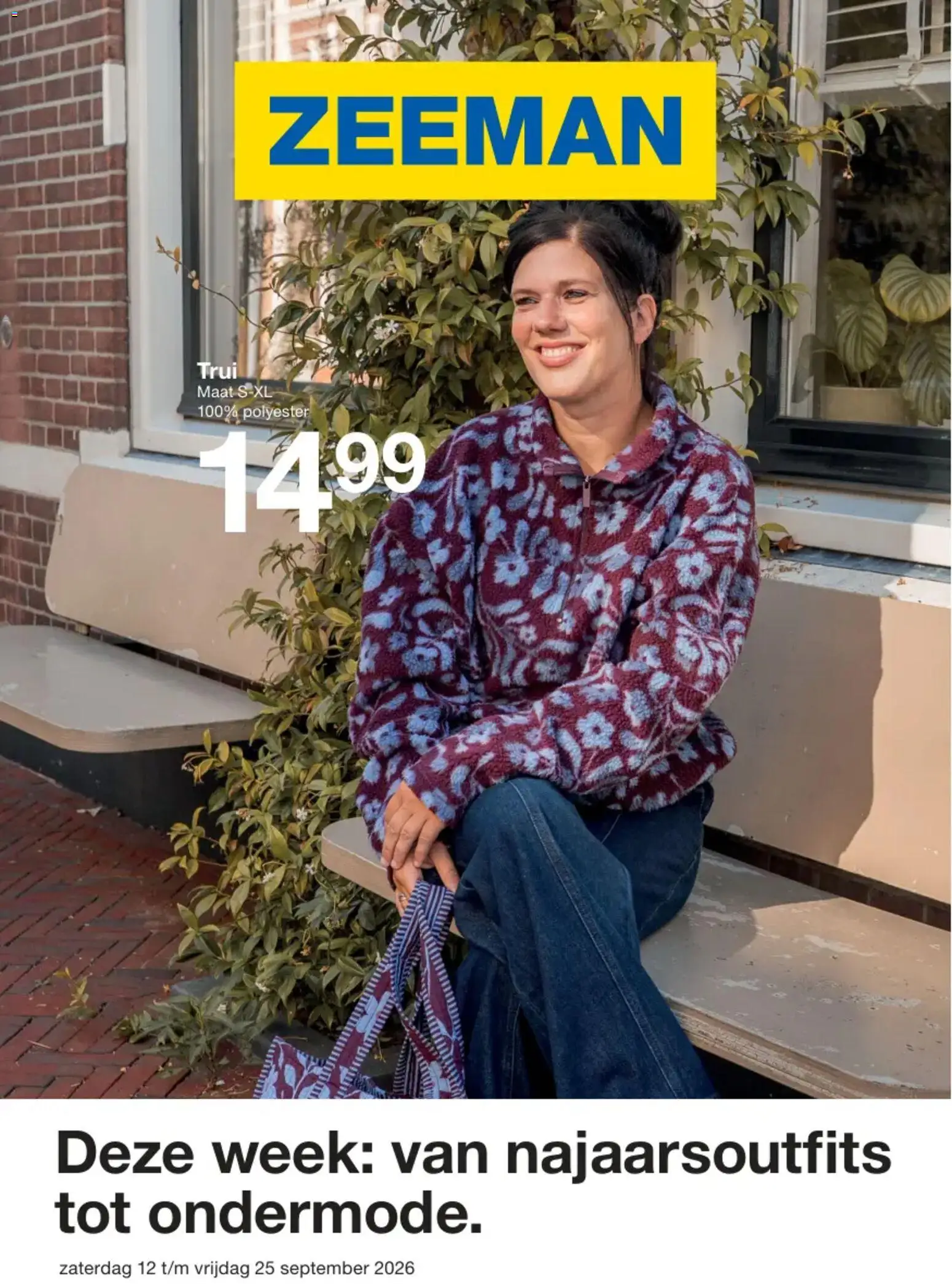 Voorbeeld van Zeeman Folder van winkel Zeeman geldig vanaf 12/09/2026