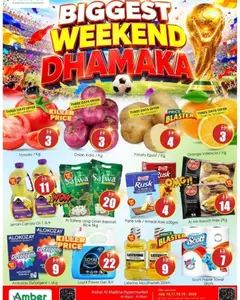 Preview of the catalogue Amber catalogue biggest weekend dhamaka of store Amber valid from 16 Jul, 2026