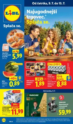 Predogled kataloga iz trgovine Lidl veljaven od 09.07.2026