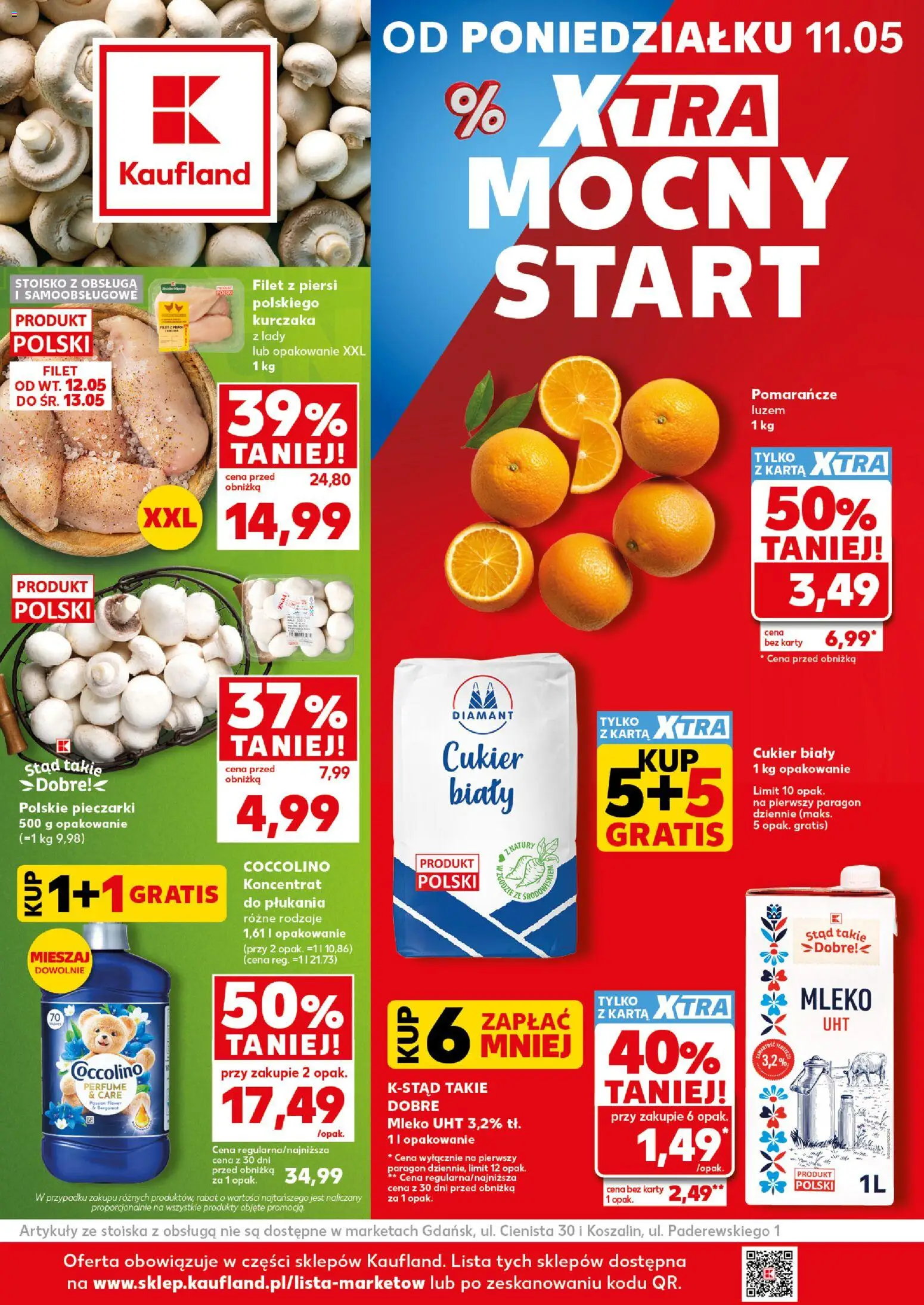 Náhled nabídky: Kaufland Polsko Kaufland Polsko leták - Mocny start platný od 11.05.2026