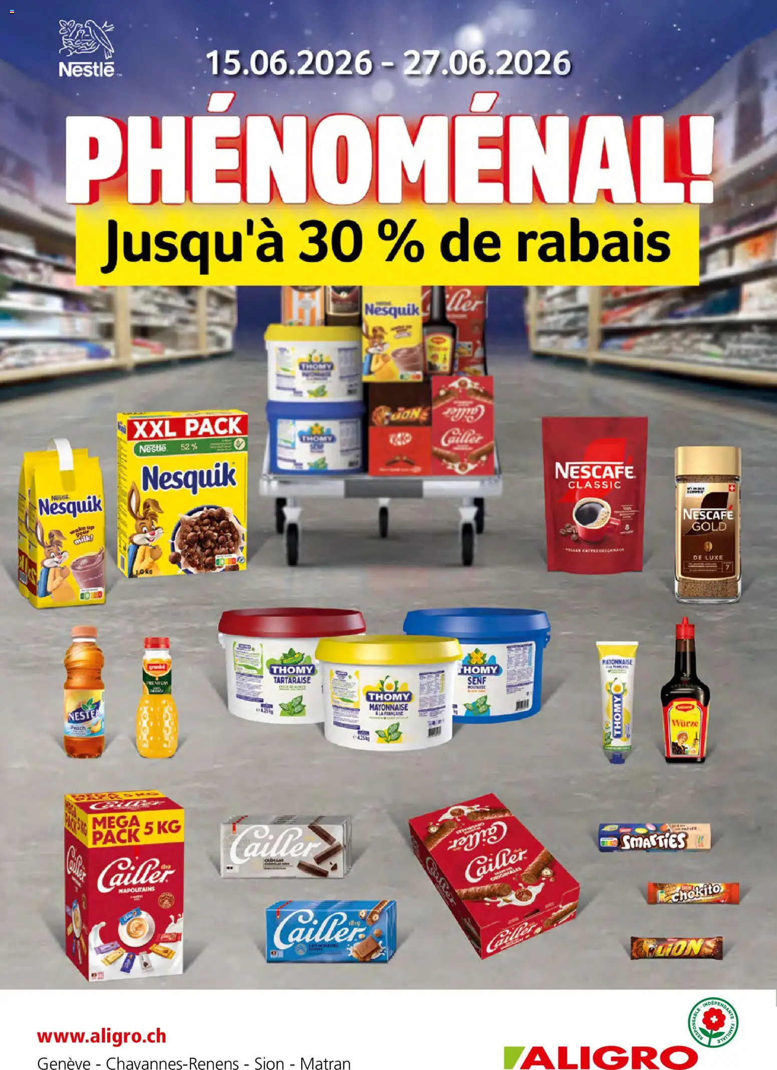 Vorschau des Merkblatts Aligro aktionen Phénoménal vom Shop Aligro gültig von 15.06.2026 bis 27.06.2026
