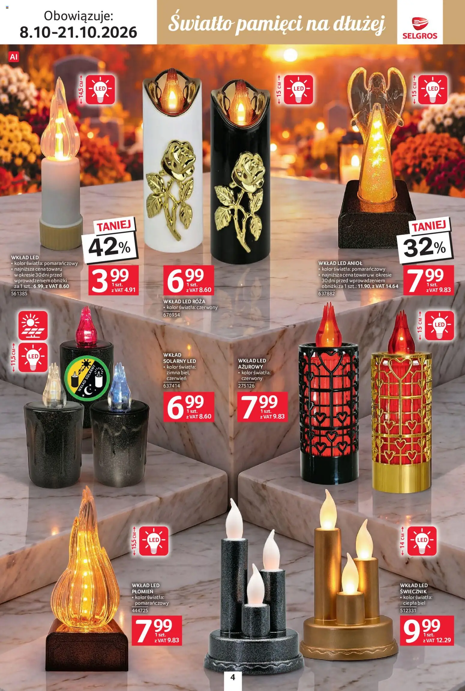 Pogląd gazetki "Selgros cash&carry gazetka - Wszystkich świętych" ze sklepu Selgros cash&carry ważnej od 08.10.2026