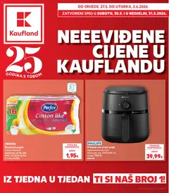 Pregled letka Split-Ravne njive trgovine Kaufland vrijedi od 27.05.2026