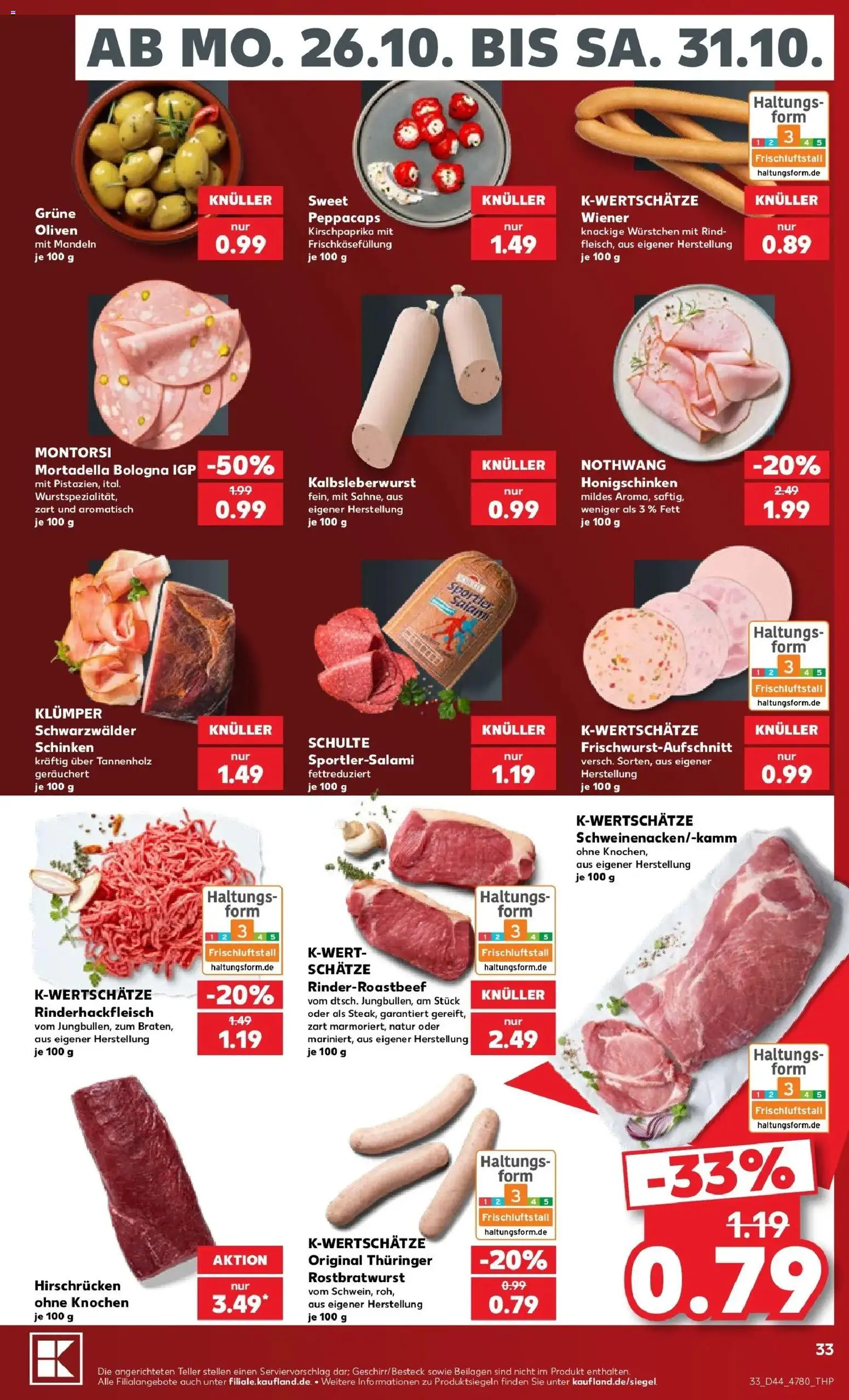 Vorschau von dem Prospekt des Geschäftes Kaufland, gültig ab dem 26.10.2026