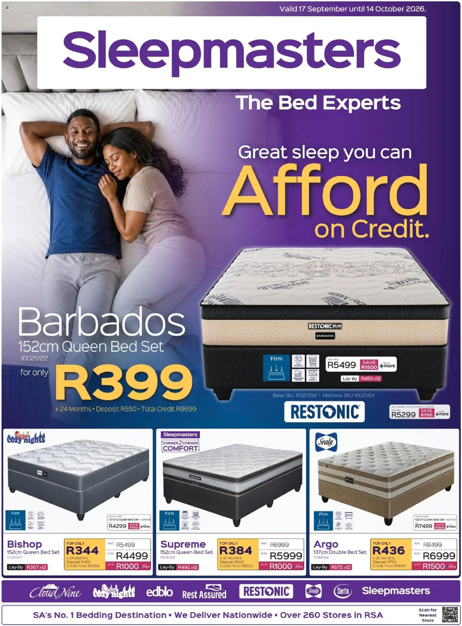 Preview of Sleepmasters flyer valid from 17/09/2026