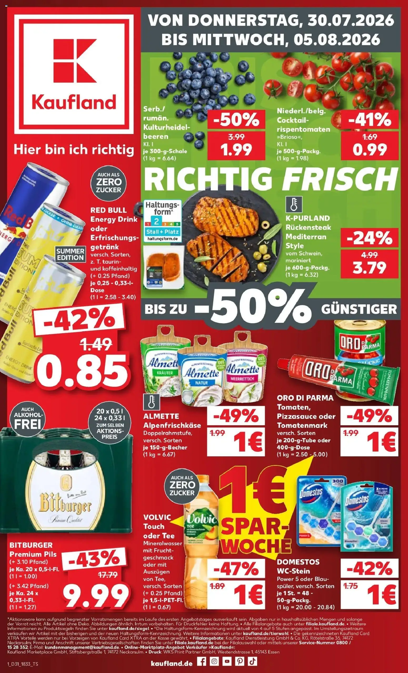 Vorschau von dem Prospekt des Geschäftes Kaufland, gültig ab dem 30.07.2026