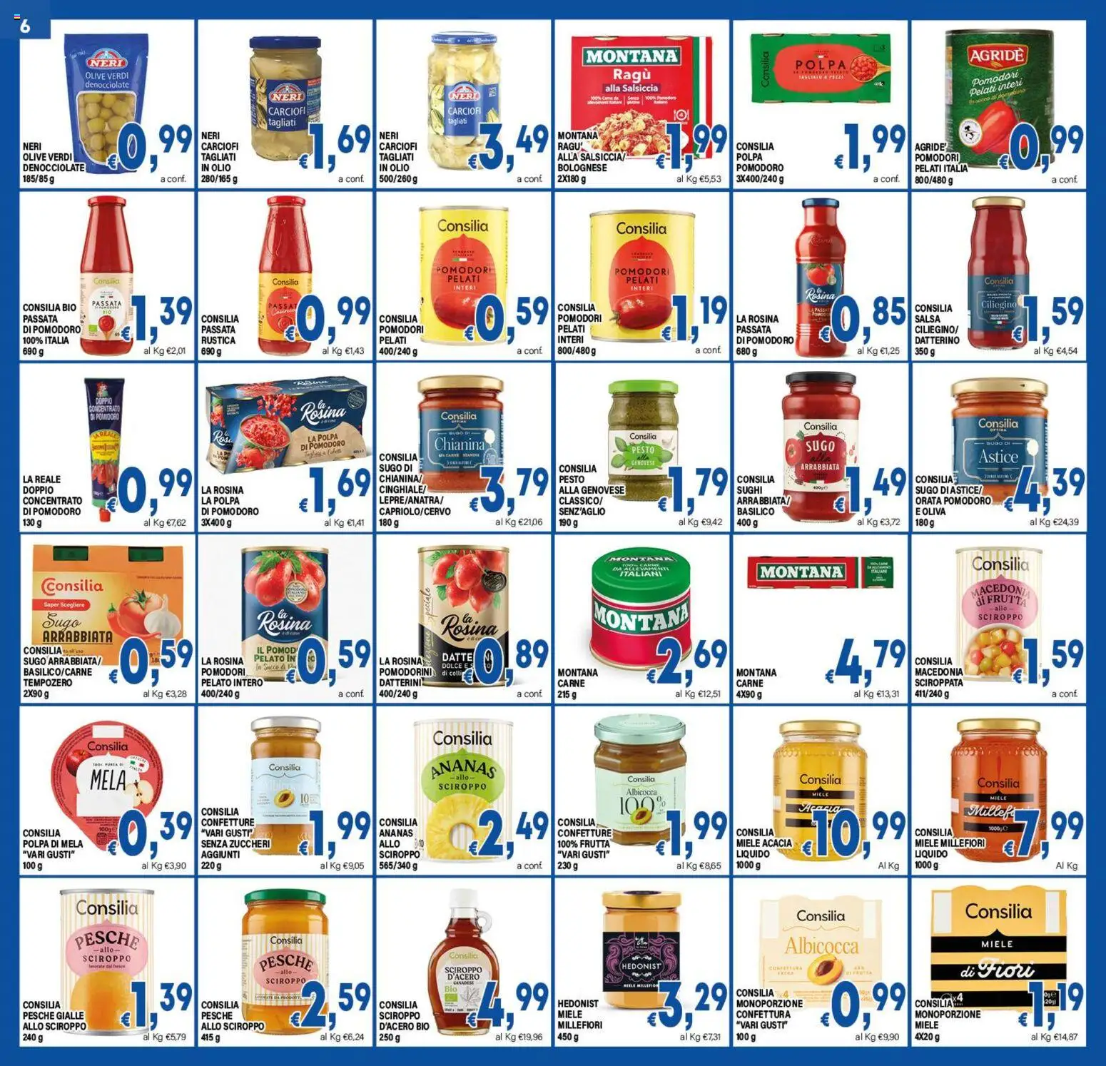 Anteprima dell'opuscolo DEM volantino Carrello Stop Rincari dal negozio DEM valido da 19/10/2026 - Frutta, Pomodoro, Basilico, Ragú, Macedonia, Pesto, Salsa, Pesche