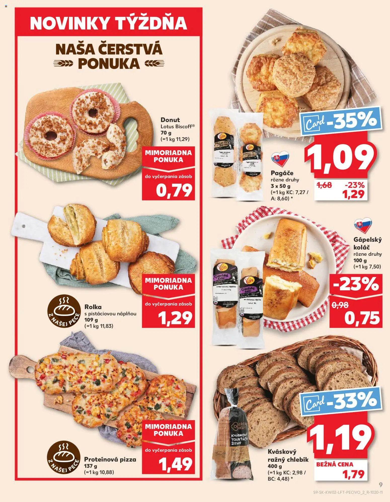 Náhľad Kaufland letáku platného od 08.01.2026 - Pizza, Koláč, Donut