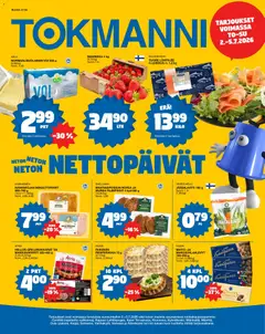 Kaupan Tokmanni Tokmanni ruokatarjoukset esikatselu, voimassa 02/07/2026