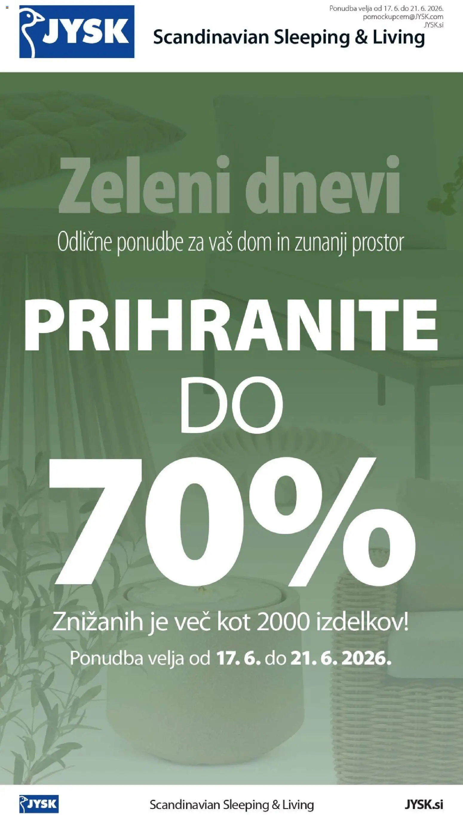 Predogled kataloga iz trgovine JYSK veljaven od 17.06.2026