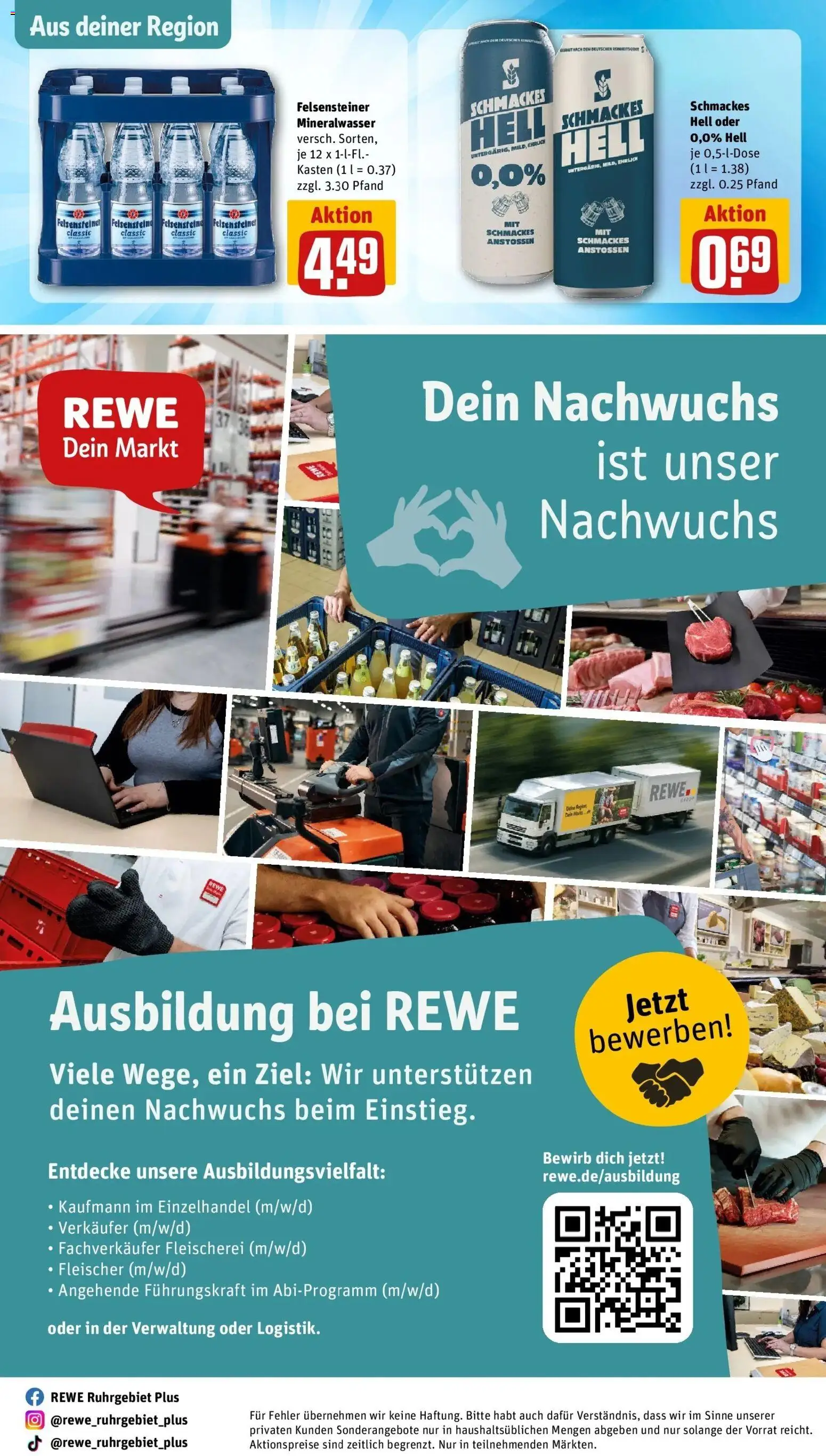 Vorschau von dem Prospekt des Geschäftes Rewe, gültig ab dem 19.10.2026