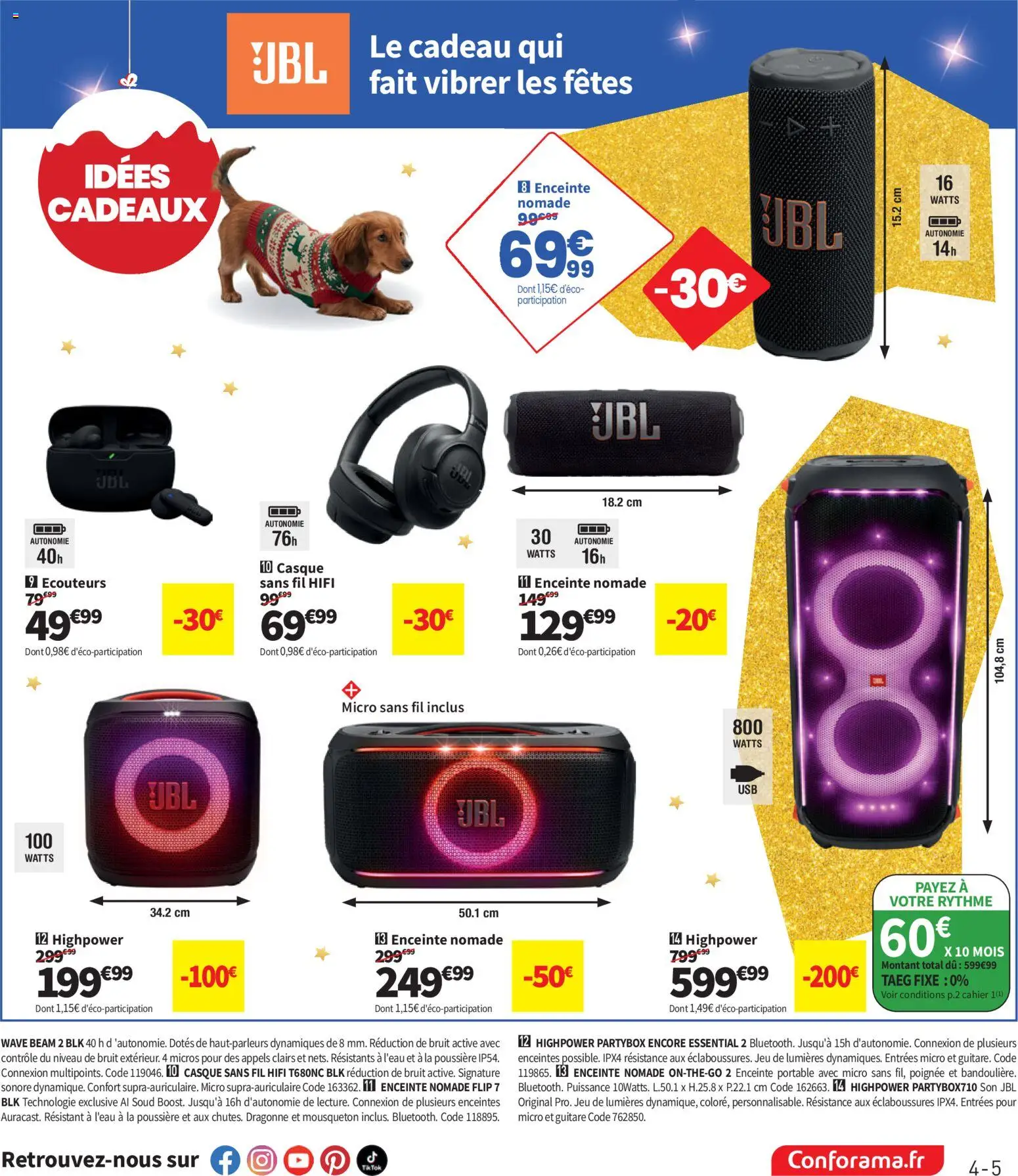 Prévisualisation de Conforama catalogue du magasin Conforama formulaire valide 27/10/2026