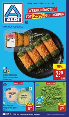 Voorbeeld van Aldi folder - WEEKENDACTIES van winkel Aldi geldig vanaf 11-09-2026