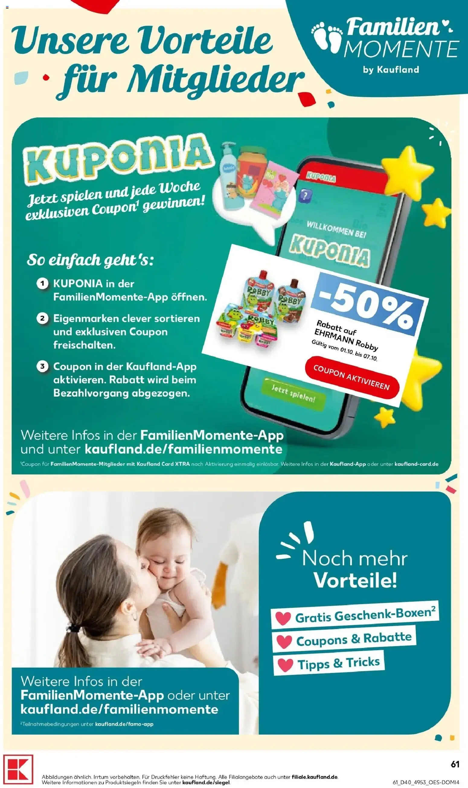 Vorschau von dem Prospekt des Geschäftes Kaufland, gültig ab dem 01.10.2026