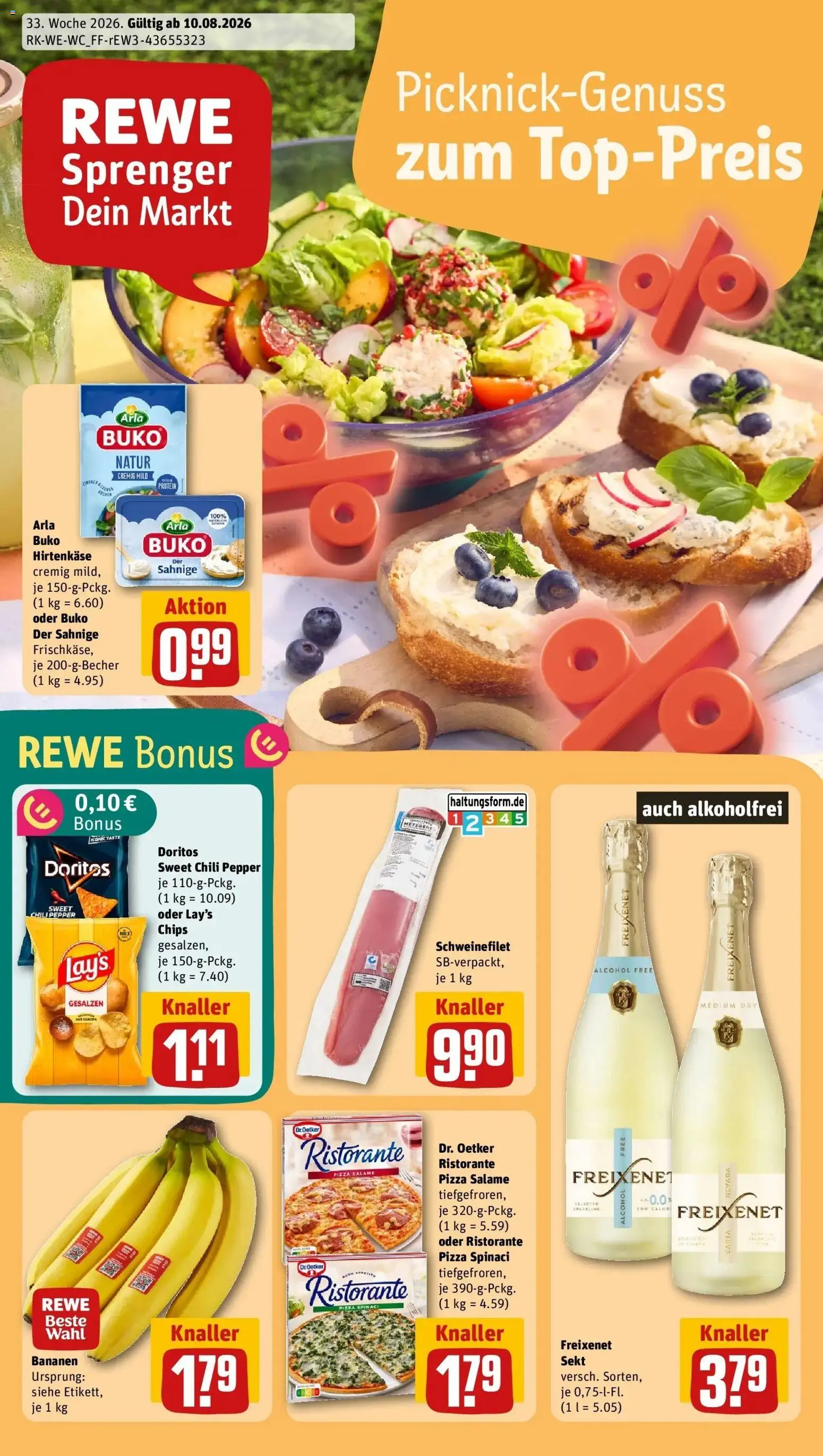 Vorschau von dem Prospekt des Geschäftes Rewe, gültig ab dem 10.08.2026