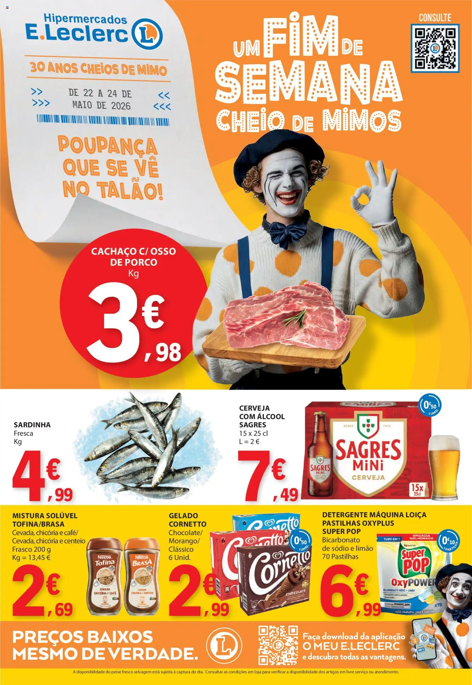 Pré-visualização do folheto da loja E.Leclerc válida a partir de 22/05/2026