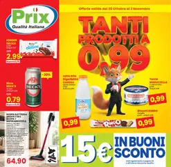 Anteprima dell'opuscolo Prix volantino Trento dal negozio Prix valido da 20/10/2026