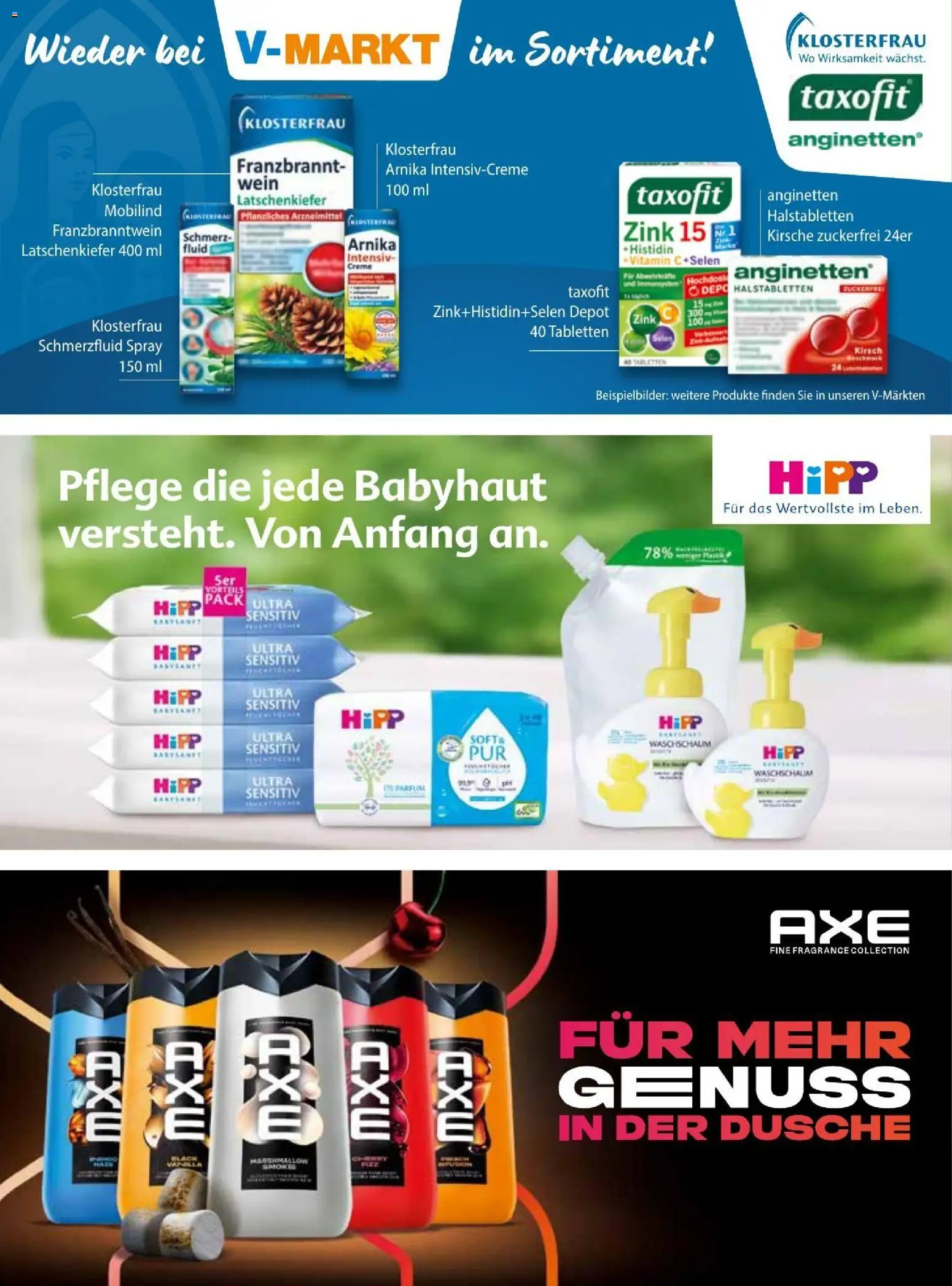 Vorschau von dem Prospekt des Geschäftes V-Markt, gültig ab dem 01.09.2026 - Wein, Dusche, Creme