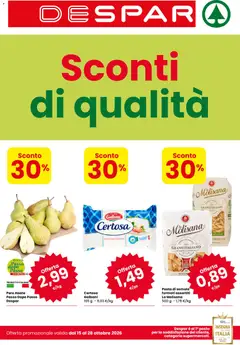 Anteprima dell'opuscolo Despar volantino dal negozio Despar valido da 15/10/2026