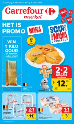 Voorbeeld van Carrefour market Folder van winkel Carrefour market geldig vanaf 21/10/2026