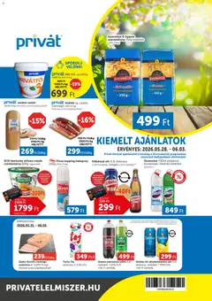 PRIVÁT - PRIVÁT akciós újság megtekintése, amely érvényes 2026.05.28.-től