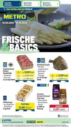 Vorschau von dem Prospekt des Geschäftes Metro, gültig ab dem 01.06.2026