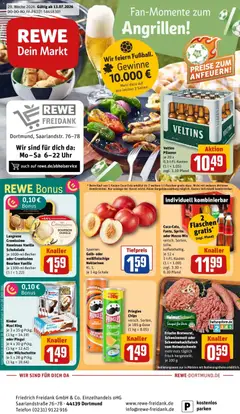 Vorschau von dem Prospekt des Geschäftes Rewe, gültig ab dem 13.07.2026