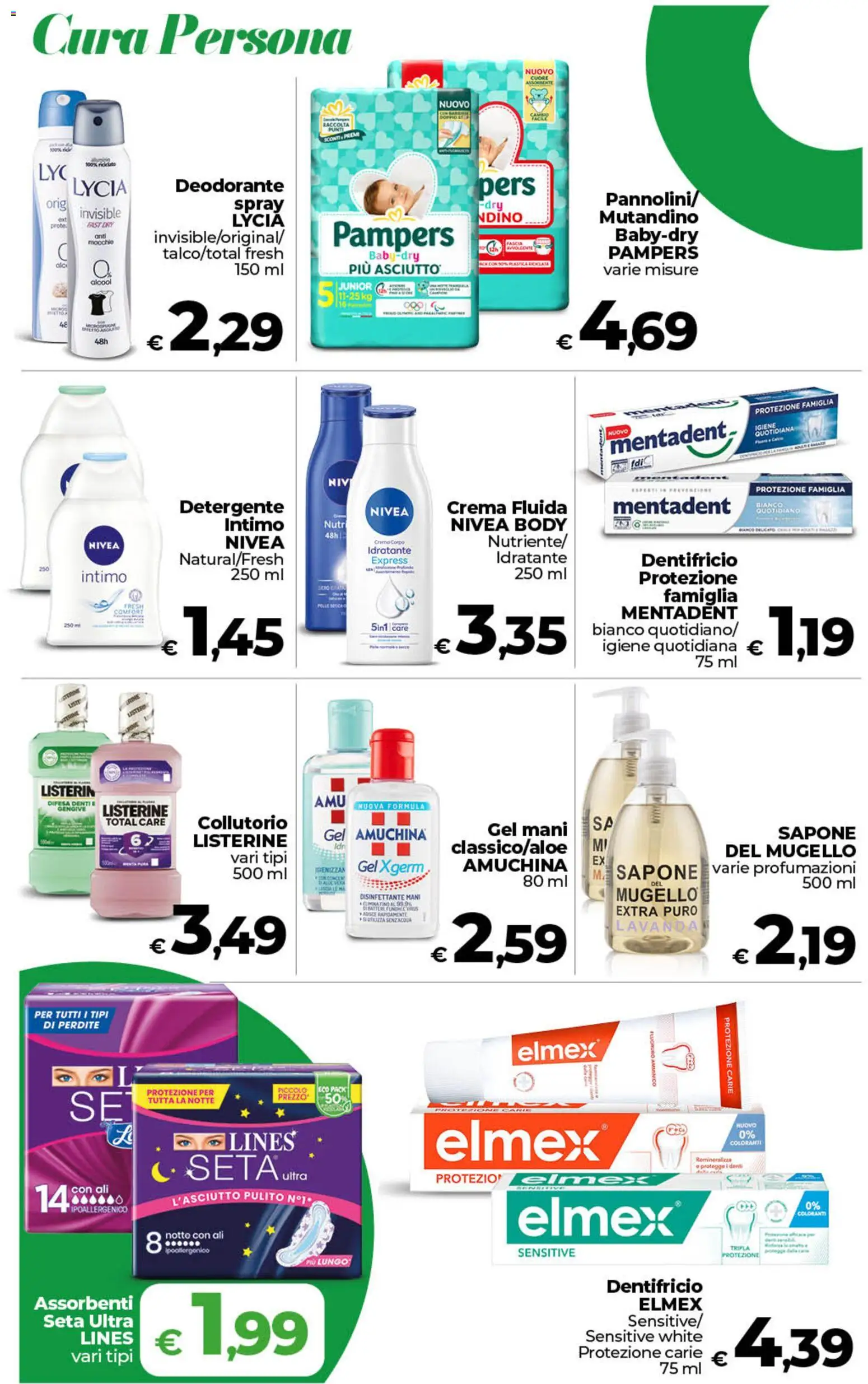Anteprima dell'opuscolo COOP volantino inCoop Sicilia dal negozio COOP valido da 01/09/2026 - Crema, Lavanda, Deodorante, Collutorio, Sapone, Dentifricio, Detergente, Listerine