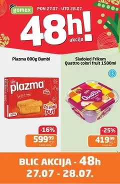 Pregled Gomex kataloga - važi od 27.07.2026