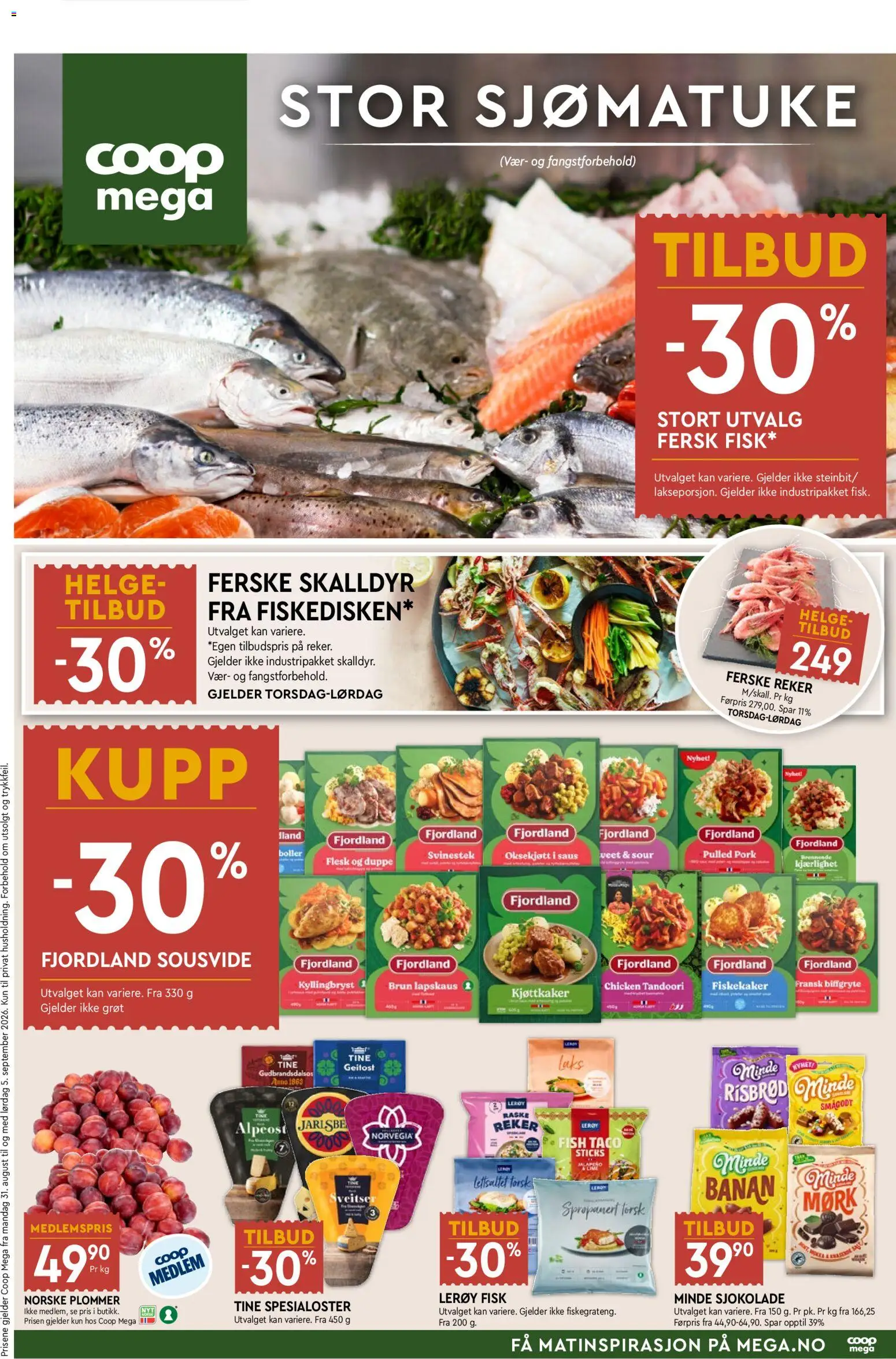 Forhåndsvis Coop Mega kundeavis fra butikk Coop Mega gyldig fra 31/08/2026