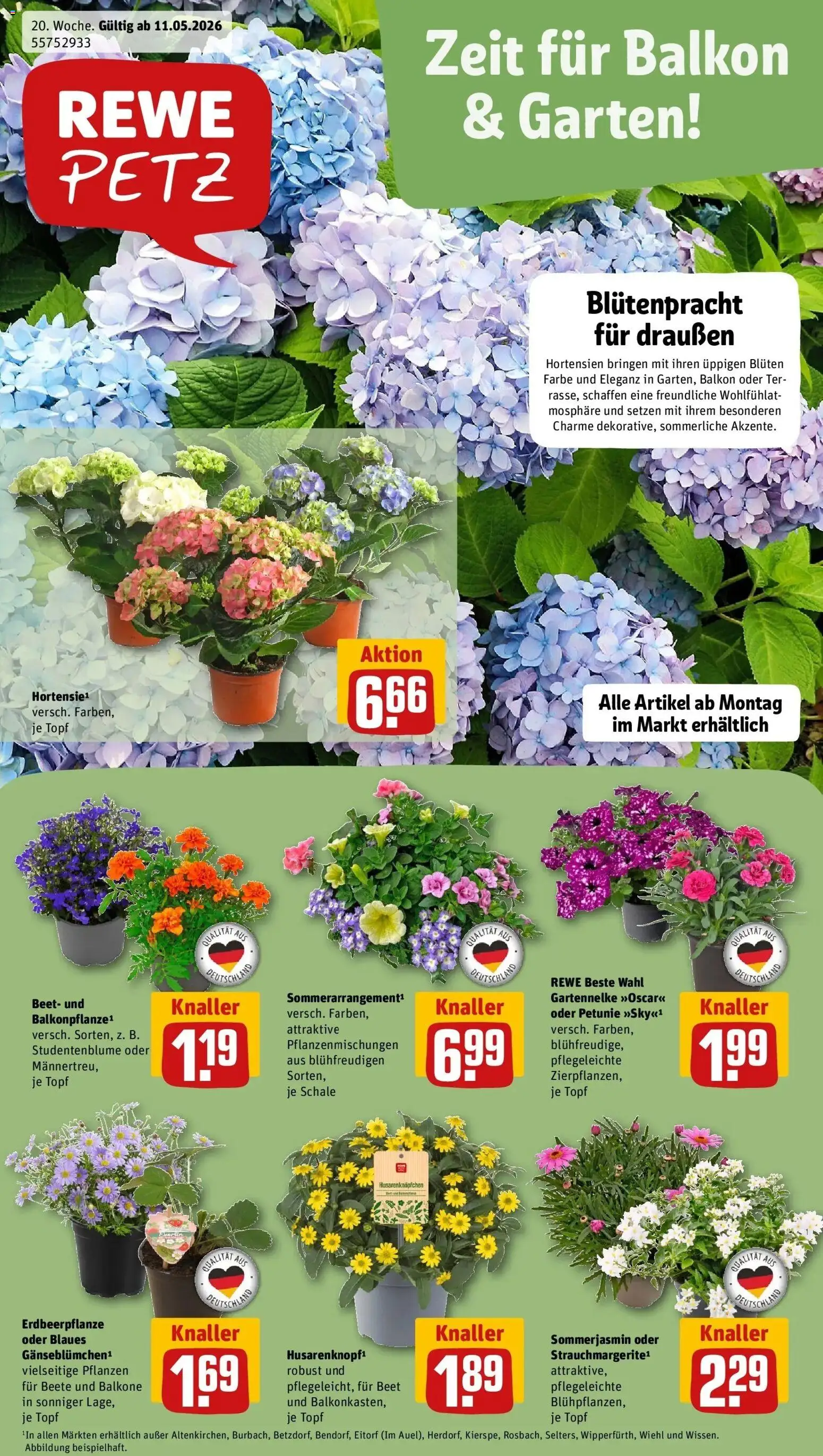 Vorschau von dem Prospekt des Geschäftes Rewe, gültig ab dem 10.05.2026