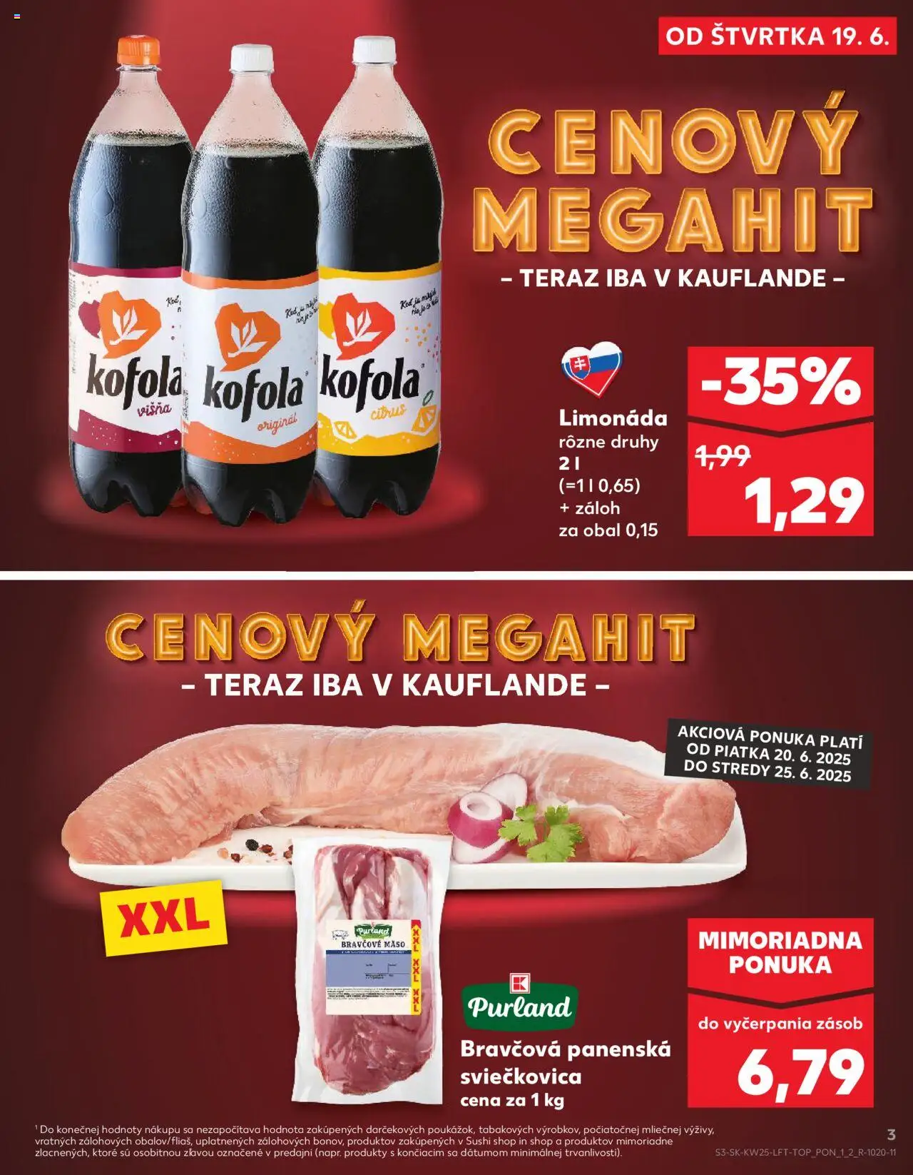 Náhľad Kaufland letáku platného od 19.06.2025