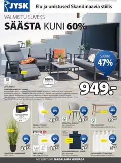 JYSK kliendilehe eelvaade alates 28.04.2026