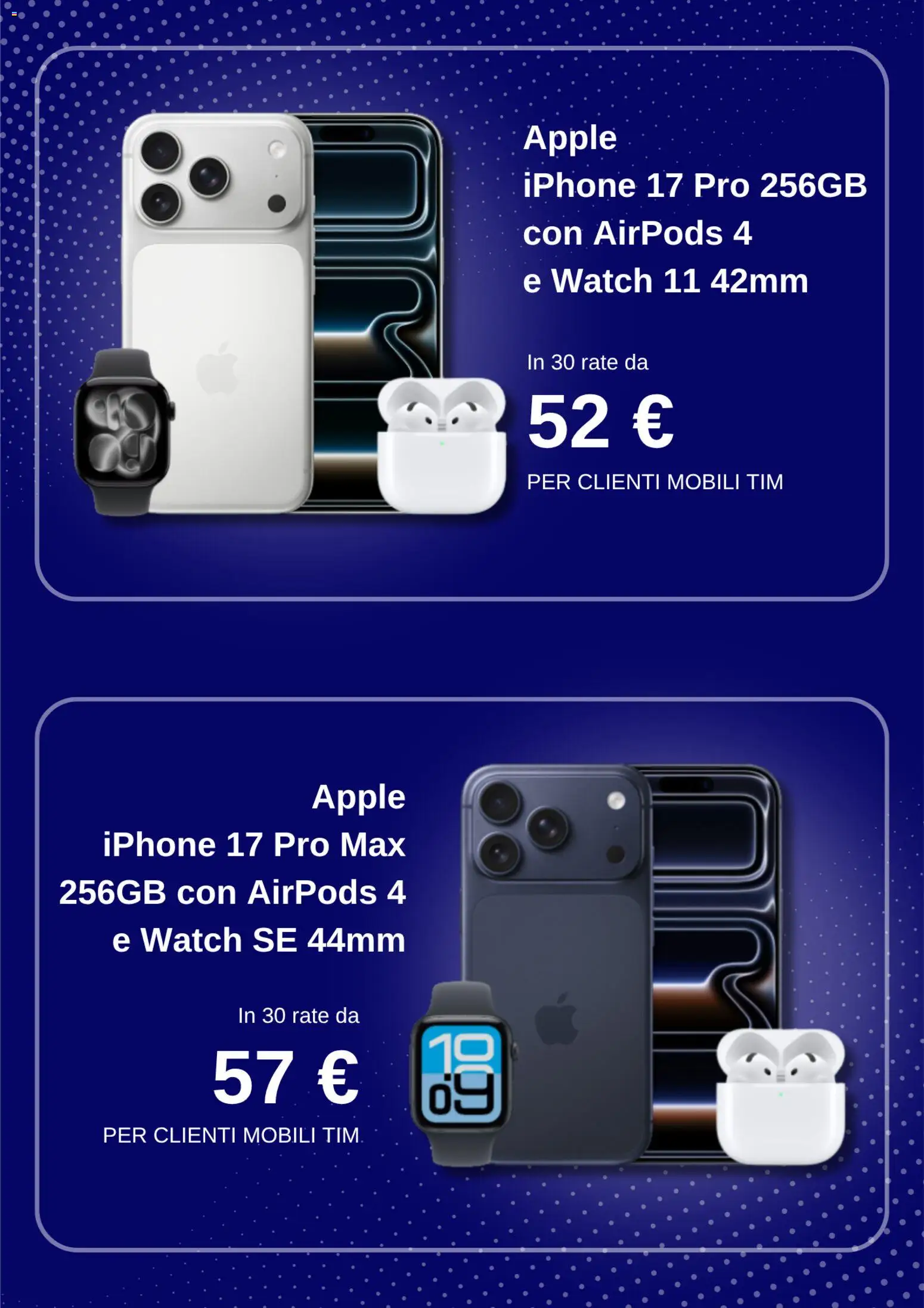 Anteprima dell'opuscolo TIM volantino dal negozio TIM valido da 22/10/2026 - Iphone, Airpods