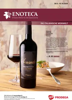 Vorschau des Merkblatts Prodega aktionen Enoteca vom Shop Prodega gültig von 28.09.2026 bis 10.10.2026