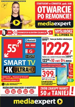 Pogląd gazetki "Mediaexpert promocje - Otwarcie po remoncie Myślibórz" ze sklepu Mediaexpert ważnej od 21.05.2026