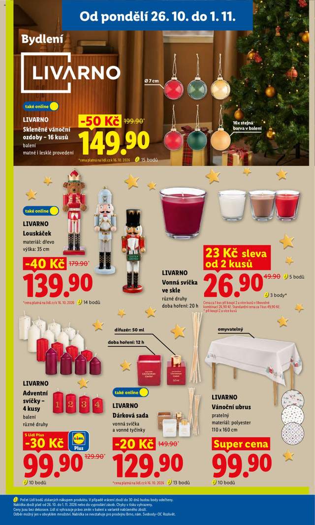 Nový Lidl leták od 26.10.