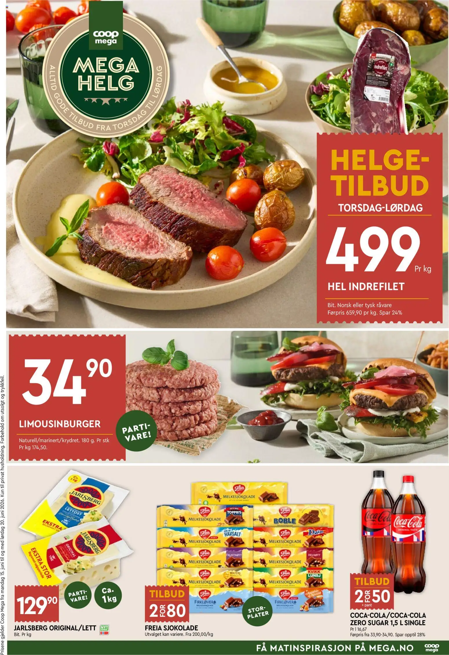 Forhåndsvis Coop Mega Mega Helg fra butikk Coop Mega gyldig fra 18/06/2026