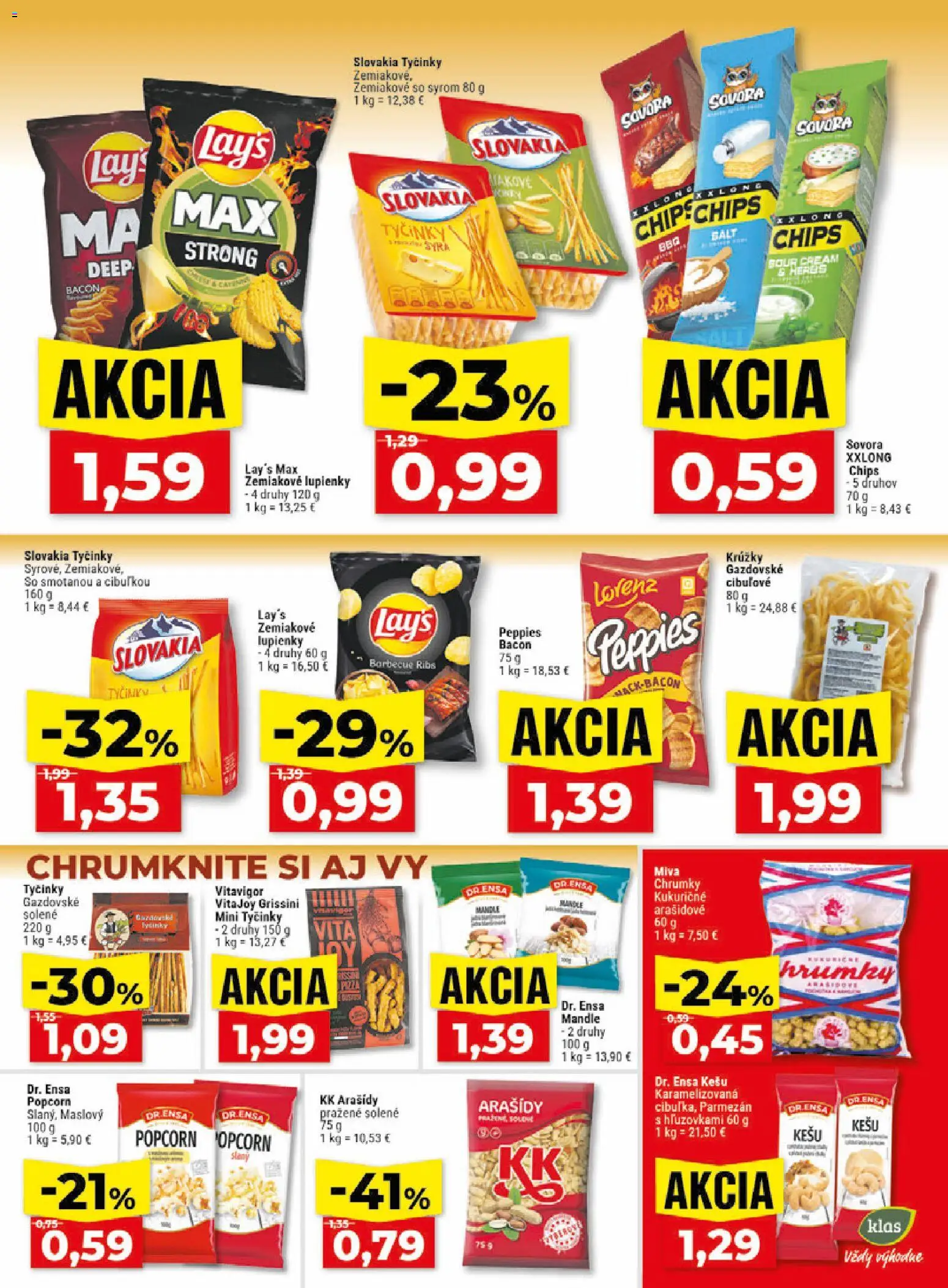 Náhľad Klas letáku platného od 10.08.2026