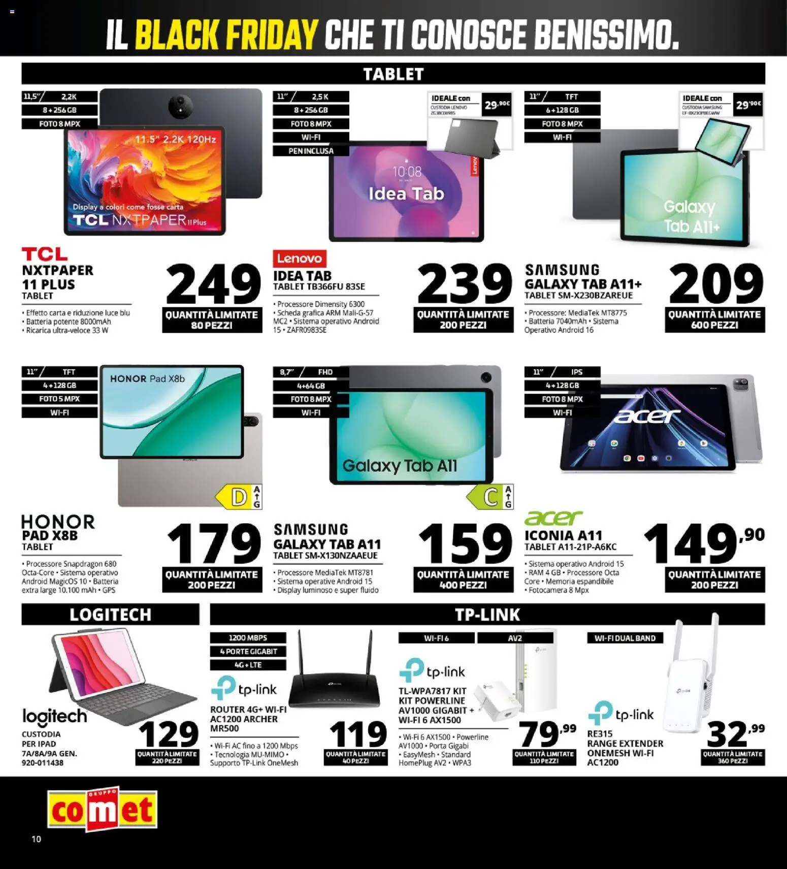 Anteprima dell'opuscolo Comet Black Friday dal negozio Comet valido da 29/10/2026