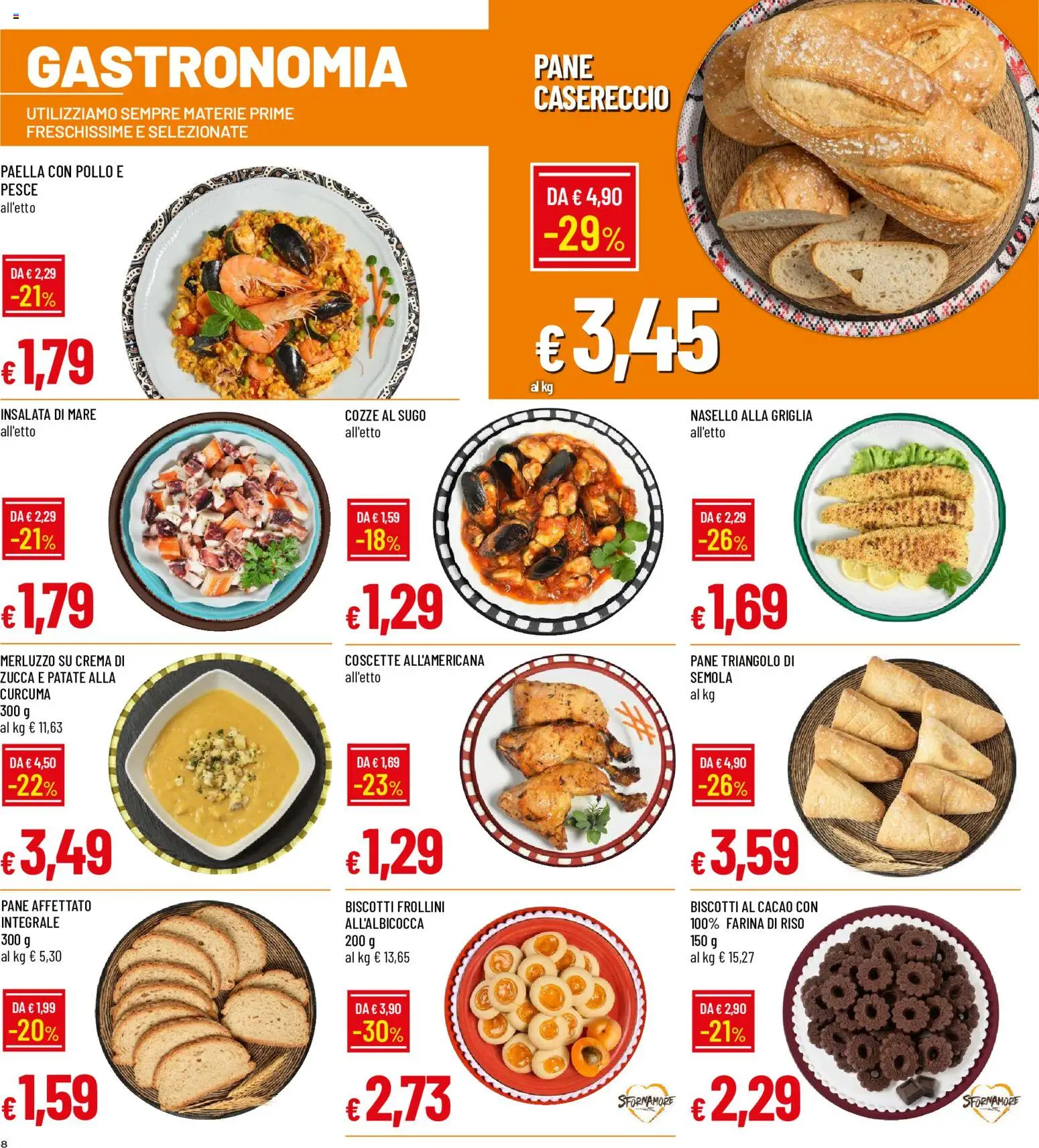 Anteprima dell'opuscolo Famila volantino Iper dal negozio Famila valido da 29/10/2026 - Crema, Paella, Insalata, Merluzzo, Farina, Griglia, Sugo, Cacao