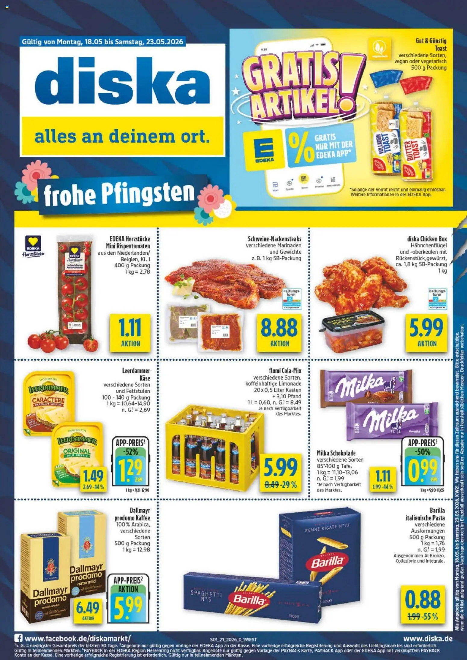 Vorschau von dem Prospekt des Geschäftes Diska, gültig ab dem 18.05.2026