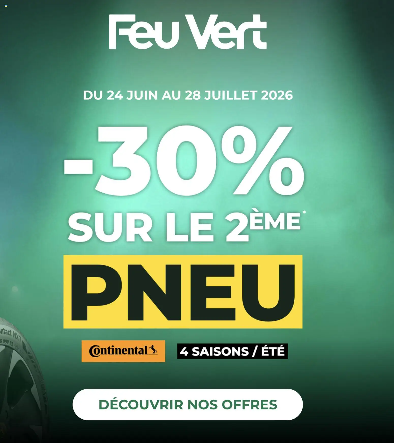 Prévisualisation de Feu Vert catalogue du magasin Feu Vert formulaire valide 24/06/2026