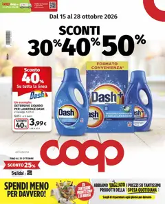 Anteprima dell'opuscolo COOP volantino dal negozio COOP valido da 15/10/2026