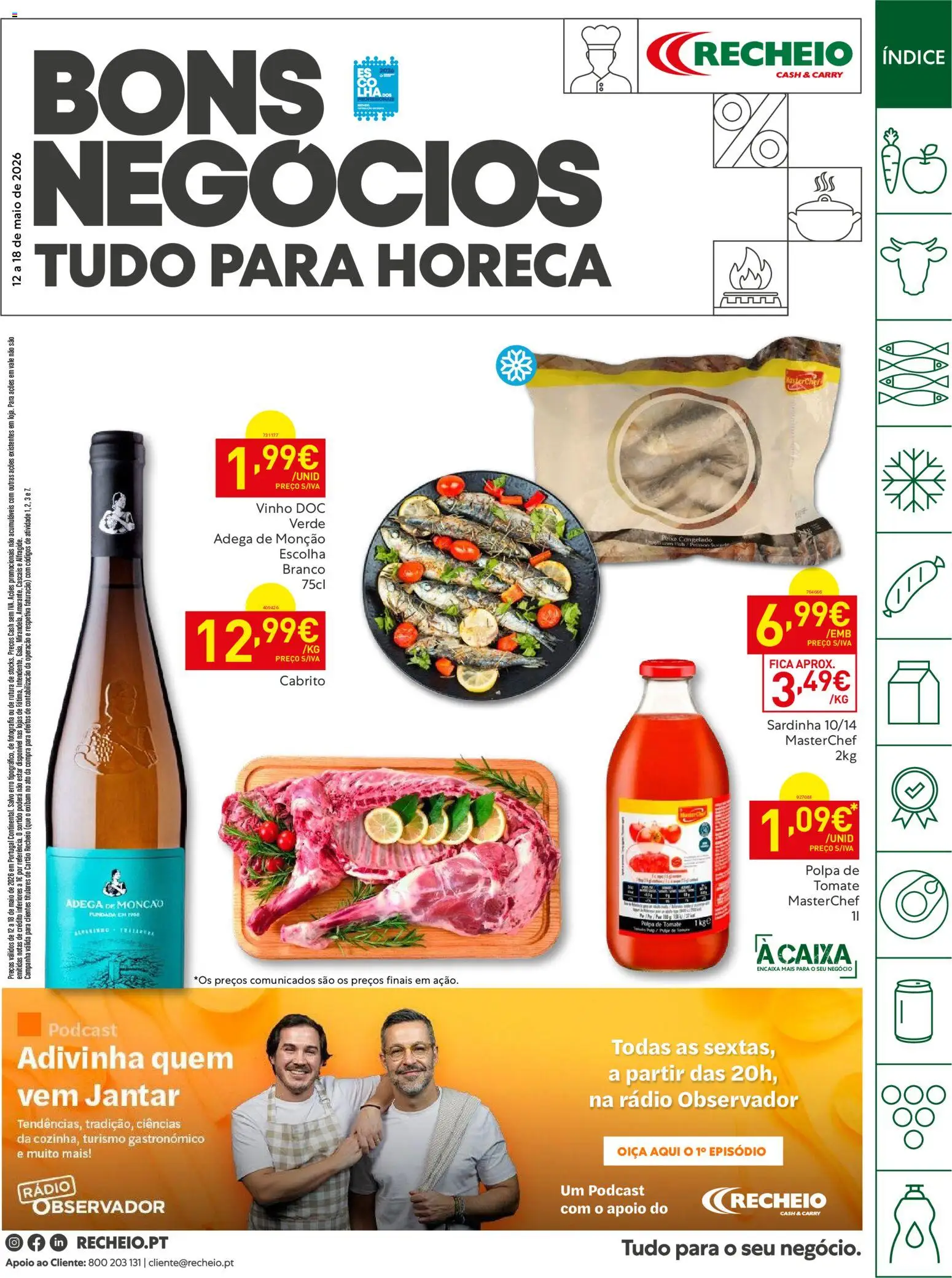 Pré-visualização do folheto da loja Recheio válida a partir de 12/05/2026